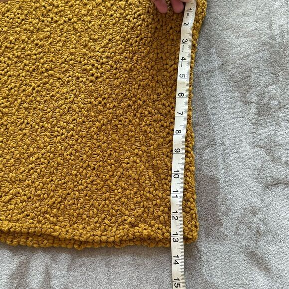 Small LOFT Mustard knit top - Picture 7 of 9